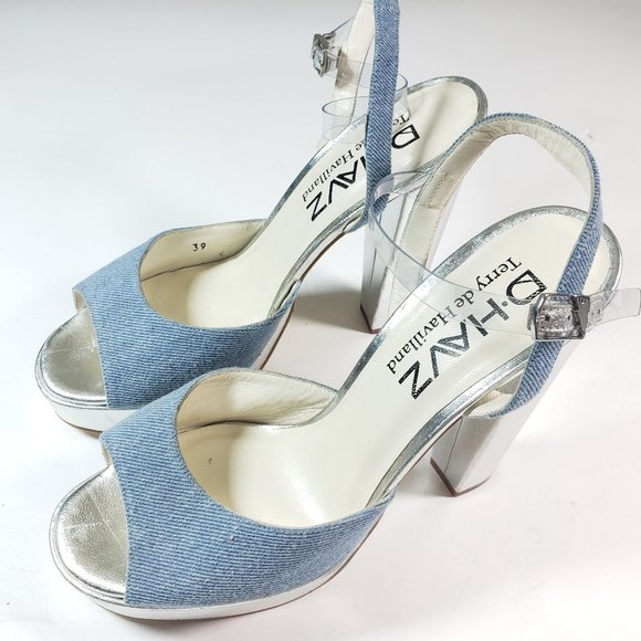 D.Havz Terry De Haviland Womens Heels Open Toe - Picture 1 of 8
